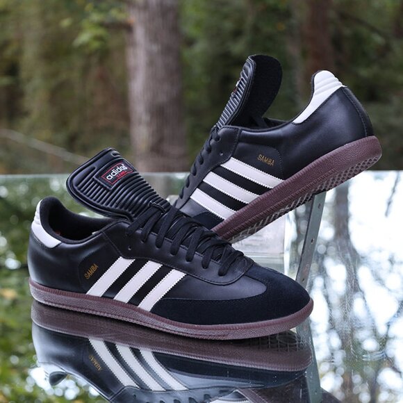 Adidas Samba Classic Black White Dark Gum - Picture 1 of 13